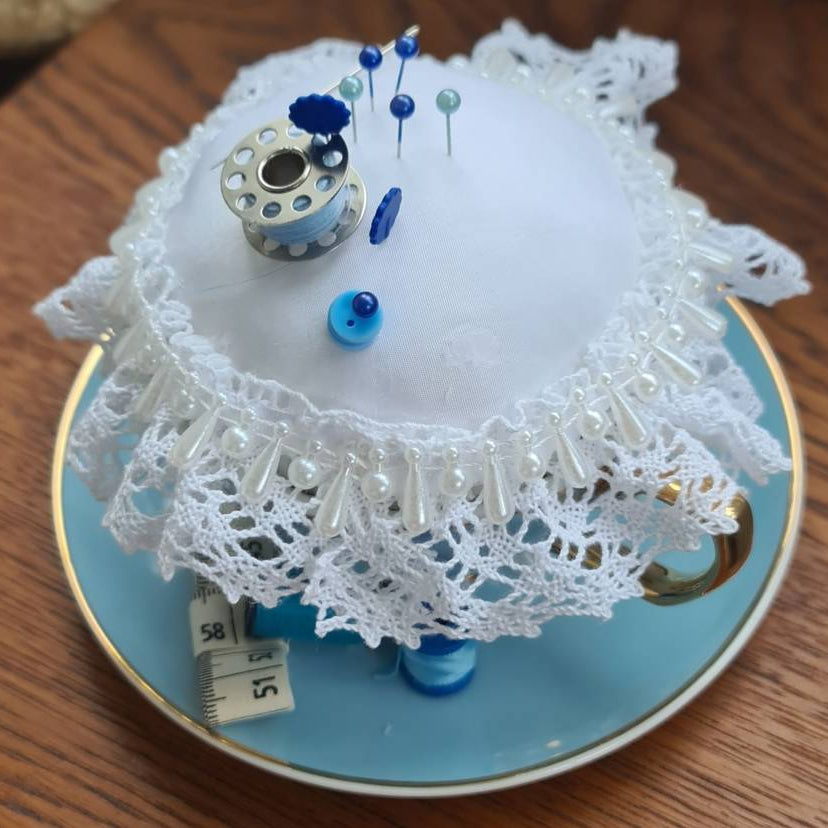 Vintage Teacup Pin Cushions