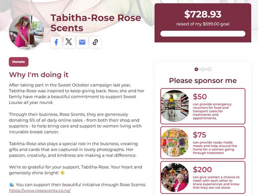 Massive Shout Out for our Charity Sweet Louise