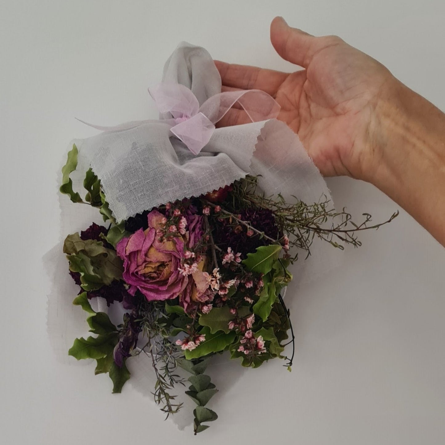 Dried Flower Bouquet Roses