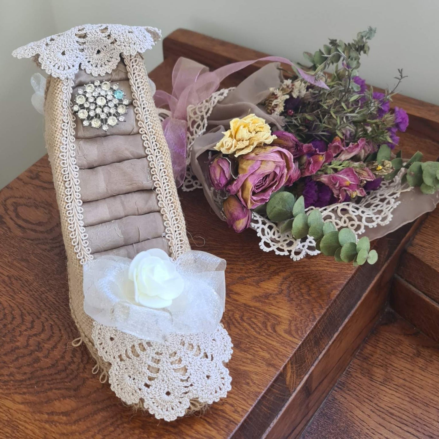 Dried Flower Bouquet Roses