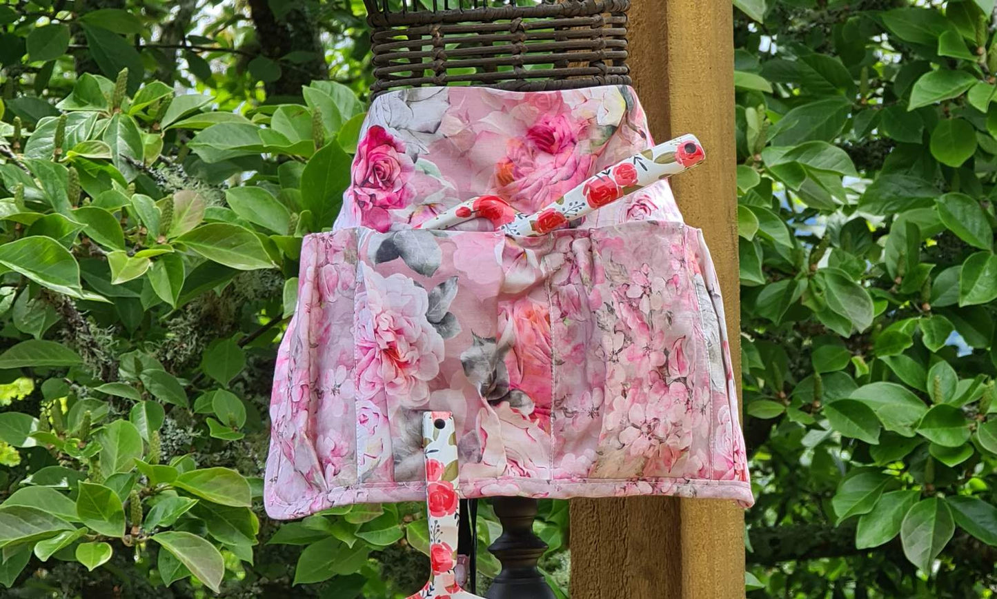 Peony Garden Apron